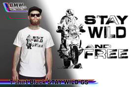T-SHIRT STAY WILD  WHT