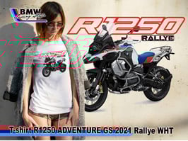 T-SHIRT R1250 GS ADV 2021 Rallye  WHT