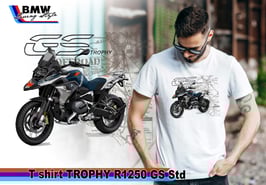 T-SHIRT TROPHY R1250 Std Wht Style