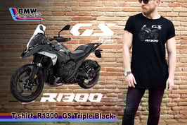 T-SHIRT R1300 GS Triple Black BLK