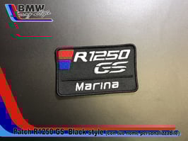 Toppa Patch R1250 GS Style personalizzabile