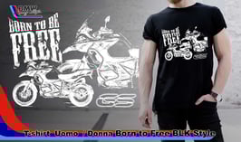 T-SHIRT Born Free GS BLK Nero