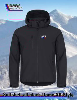 SOFTSHELL  ALL BLACK  XR  Style UOMO Style