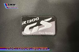 Toppa Patch R1300 TRIPLE BLACK Style con nome