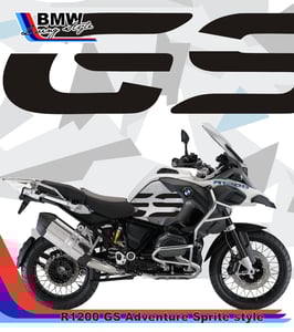 Adesivo Serbatoio GS  per GS Adventure LC