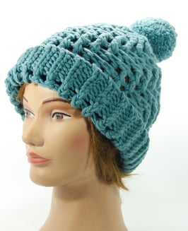 Merino Mütze Atlantik
