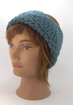 Merino Stirnband atlantik