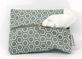 Feuchttücherhülle mint/beige