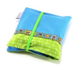 Hülle für Pixibücher türkis/hellgrün