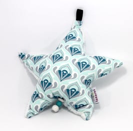 Spieluhr Stern mint gemustert