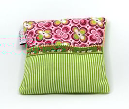 Weizen Wärmekissen pink/hellgrün Igel