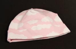 Jersey Käppli rosa mit Wolken