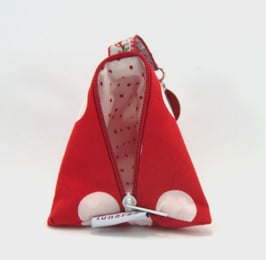 Nuggitäschli rot Punkte