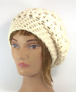 Merino Kingston Cap wollweiss
