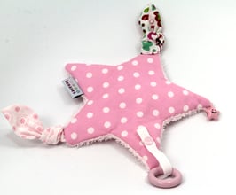 Spielstern rosa getupft