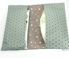 Windeltasche mint/beige