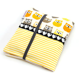 Hülle für Pixibücher Eule gelb