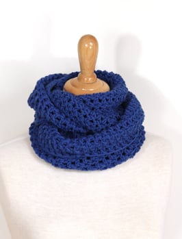 Merino Loop Blau