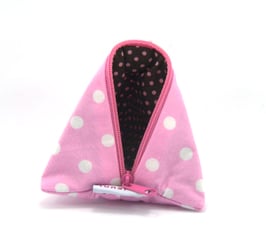 Nuggitäschli rosa gepunktet