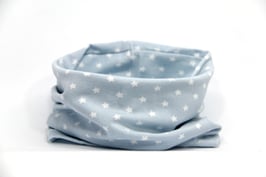 Jersey Loop hellblau Sterne