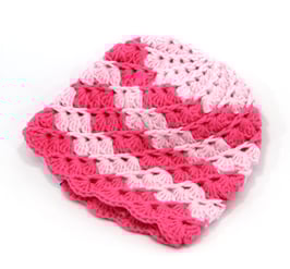 Häkelkäppchen rosa/magenta