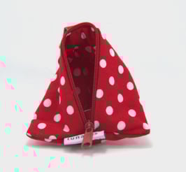 Nuggitäschli rot gepunktet