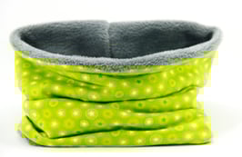 Jersey Loop gefüttert hellgrün mit Sternen