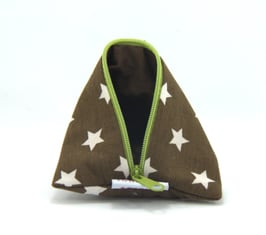 Nuggitäschli braun/hellgrün