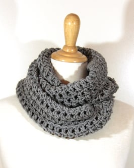 Merino Loop Hellgrau