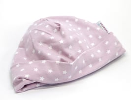 Jersey Käppli altrosa mit Sternen