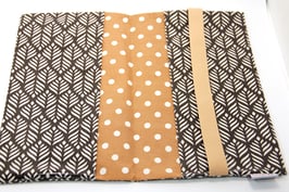 Windeltasche schwarz/beige