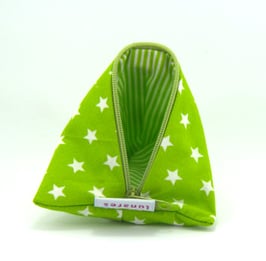 Nuggitäschli hellgrün mit Sternen