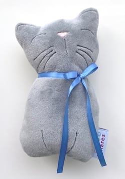 Büsi Rassel Masche blau