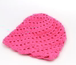 Häkelkäppchen magenta