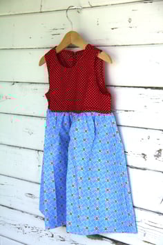 Röckli rot/hellblau