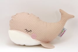 Spieluhr Walfisch beige/weiss