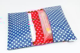 Windeltasche blau/rot