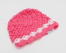 Häkelkäppchen magneta/rosa