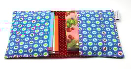 Hülle für Pixibücher rot/blau