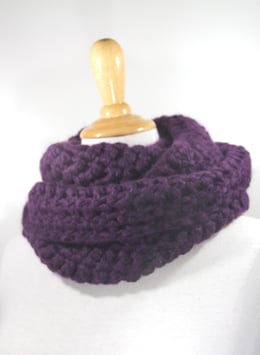 Alpaka Loop brombeere