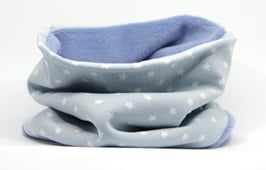 Jersey Loop gefüttert hellblau Sterne