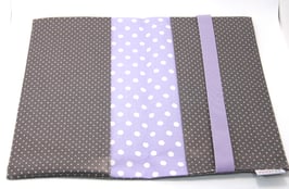 Windeltasche grau/lila