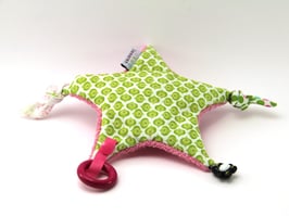 Spielstern hellgrün/rosa