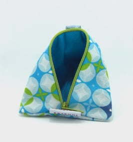 Nuggitäschli türkis/hellgrün