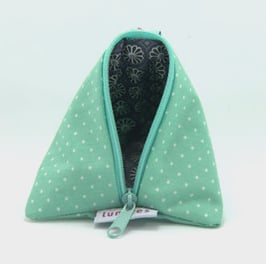 Nuggitäschli mint/dunkelgrau