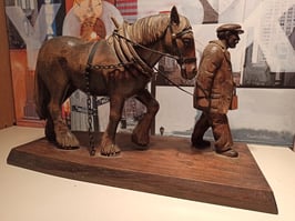 Schnitzerei / Wood Carving PERCHERON