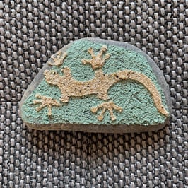 Glücksstein "Gecko"