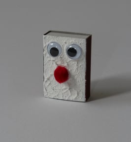 Zündholzschachtel inkl. Zündhölzer " Red Nose"
