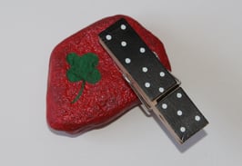 Glücksstein "Kleeblatt"