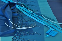 BH-Nähset petrolblau bis Cup Grösse C Artikel 110